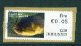 IRELAND - 2013  Post And Go/ATM Label  European Eel  Used On Piece As Scan - Affrancature Meccaniche/Frama