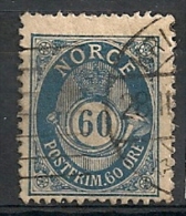 Norvège Norge. 1894. N° 57. Oblit. - Gebruikt