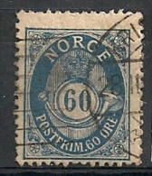 Norvège Norge. 1894. N° 57. Oblit. - Usados