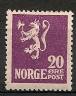 Norvège Norge. 1922. N° 98. Neuf * MH - Usados