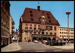 ÄLTERE POSTKARTE HEILBRONN FORD TAUNUS OPEL BMW MERCEDES TAXI CHAUFFEUR Droschken Taxen Station Cab Postcard Cpa - Taxi & Carrozzelle