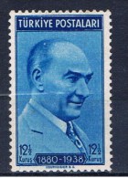 TR Türkei 1939 Mi 1059 Atatürk - Ungebraucht