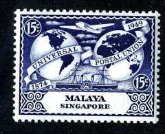 1621  Singapore 1949  Scott #24   M*  Offers Welcome! - Singapour (...-1959)