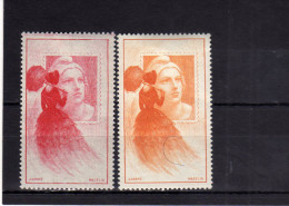 FRANCIA FRANCE REVENUES ERINNOFILI MARIANNE GANDON Carrée - Mazelin MLH - Philatelic Fairs