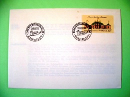 Sweden 1970 Special Cover - China Palace - Dragon Cancel - Briefe U. Dokumente