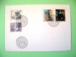 Sweden 1972 FDC Cover - Hierta Journalist Franzen Poet Alfven Music Composer Stlernhlelm Poet - Briefe U. Dokumente