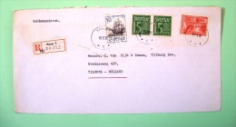 Sweden 1972 Registered Cover To Holland - Ship - Uppsala Cathedral - Briefe U. Dokumente