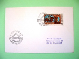 Sweden 1974 Cover To Lidkoping - The Three Kings - Painting - Stamp Cancel - Briefe U. Dokumente