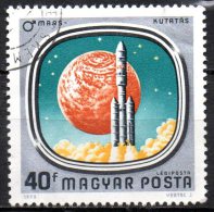 HUNGARY 1976 Air. Space Probes To Mars And Venus - 40fi Launch Of Viking Mission   FU - Usado