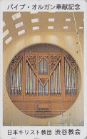 Télécarte Japon / 110-205227 - Musique - ORGUE - ORGAN Japan Music Phonecard - ORGEL Musik Telefonkarte - 185 - Musique