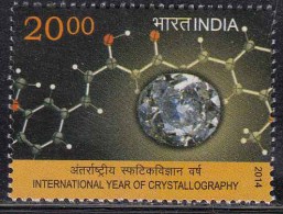 MNH, Crystallography, Mineral, Study Of Physics, Chemistry, Biology. Medicine, Pharmacy, X-Ray,  India. - Ungebraucht