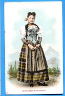 Unterwalden ( Nidwaldenrin) .costume De Femme. Ed. Louis Burgy .SUISSE - Other & Unclassified