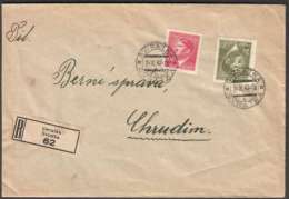 BuM0857 - Böhmen Und Mähren (1942) Swratka - Svratka (R-letter) Tariff: 4,20K (stamp: Adolf Hitler) - Brieven En Documenten