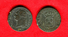 FRANCE - LOUIS  XVI - SOL   1782 W - LILLE - 1715-1774 Louis  XV The Well-Beloved
