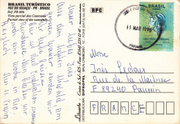 BRESIL 1996 PORTRAIT Sur CARTE POSTALE CATARATAS DI IGUACU - Briefe U. Dokumente