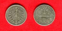 ALLEMAGNE - DEUTSCHLAND - GERMANY -  1 MARK 1875 A - 1 Mark