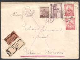 BuM0958 - Böhmen Und Mähren (1942) Ostrawitz - Ostravice / Otrokowitz 2 - Otrokovice 2 (Ex-R-letter) Tariff: 9,40K - Briefe U. Dokumente