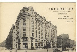 Carte Postale Ancienne Paris 3ème - L'Imperator. Hôtel, Restaurant, Brasserie. 70 à 80 Rue Beaubourg - Arrondissement: 03
