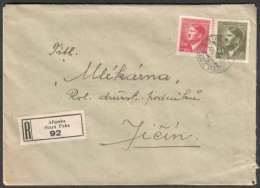 BuM0974 - Böhmen Und Mähren (1944) Altpaka - Stara Paka / Jitschin - Jicin (R-letter) Tariff: 4,20K (stamp: Adolf Hitler - Lettres & Documents