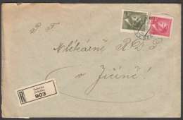 BuM0967 - Böhmen Und Mähren (1944) Sobotka - Sobotka / Jitschin - Jicin (R-letter) Tariff: 4,20K (stamp: Adolf Hitler) - Lettres & Documents
