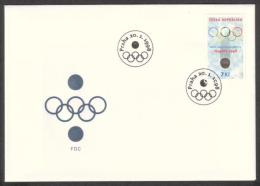 Czech Rep. / First Day Cover (1998/02) Praha: XVIII. Winter Olympic Games Nagano 1998 - Hiver 1998: Nagano