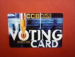 Intouch Voting Card (Mint,Neuve) Rare 2 Photo´s Rare - [2] Prepaid & Refill Cards