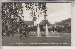 5462 BAD HÖNNINGEN, Springbrunnen, Thermalbad, Kath. Kirche, 1968 - Bad Hoenningen