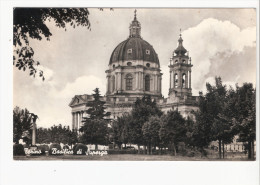 Italia 1958. Cartolina Viaggiata Di   TORINO - Basilica Di Superga. (cm. 14x0,8) - Églises