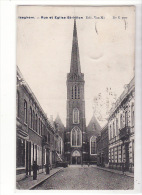 Belgique - Iseghem (Izegem)  , Rue Et Eglise St Hilon - Izegem