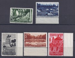 ESPAÑA/BARCELONA 1936 - Edifil #14/18 - MNH ** - Barcelona