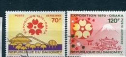 Dahomey Poste Aérienne Y&T N°127-128 : Exposition Universelle D'Osaka - 1970 – Osaka (Japón)