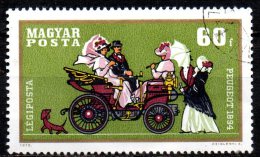 HUNGARY 1970 Air. Old Motor Cars - 60fi. - Peugeot (1894)   FU - Used Stamps