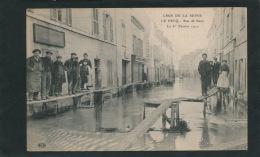 LE PECQ - CRUE DE LA SEINE - Rue De Paris - Le 1er Février 1910 - Le Pecq
