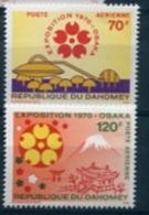 Dahomey Poste Aérienne Y&T** N° 127 -128 : Exposition Universelle D'Osaka - 1970 – Osaka (Japón)