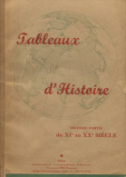 Tableau D´histoire Dépliant (seconde Partie). Edité Vers 1950. - Fiches Didactiques