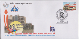India 2013  National Institute Of Open Schools, Noida  Education Special Cover  # 54836  Inde Indien - Cartas & Documentos