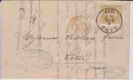 Lettre Enveloppe: De GAND (Verbeke & Borreman)   Vers La( Filature) De Messieur Leblan à LILLE. 1877. - Rural Post