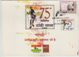 India 22005  Mahatma Gandhi  Card With Label # 81209 Inde Indien - Mahatma Gandhi