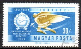 HUNGARY 1962 Air. Development Of Flight - 30fi Icarus FU - Used Stamps