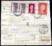 ARGENTINA - EVITA Expedition Bulletin 1954 W/ITALIAN CP On The Back VF - Briefe U. Dokumente