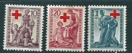 Liechtenstein 1945 SG 248-50 MM - Ungebraucht