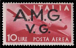 ALLIED - MILITARY - POSTAGE: Italia - Venezia Giulia - Posta Aerea / "Democratica" Lire 10 - 1947 - Nuovi