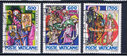 V+ Vatikan 1985 Mi 867-69 Methodios - Oblitérés