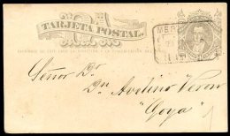 ARGENTINA MERCEDES TO GOYA (CORRIENTES) Postal Stationery 1885 VF - Ganzsachen