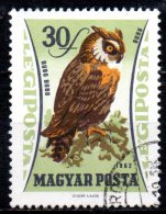 HUNGARY 1962 Air. Birds Of Prey - 30fi. - Eagle Owl   FU - Usado