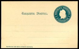 ARGENTINA Unused Postal Stationery 1890 W/Advertising VF - Postal Stationery