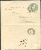 ARGENTINA Circulated Postal Stationery 1898 W/Advertising VF - Enteros Postales