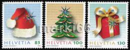 Switzerland - 2009 - Christmas - Mint Stamps With Holographic Stars - Ongebruikt