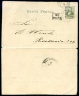 ARGENTINA Postal Stationery 1892 W/Advertising VF - Postwaardestukken