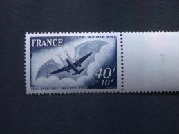 FRANCE  Aérien  *  *  De  1948   "  Cinquantenaire Du Vol Clément  ADER   "   N°  A 23     1   Val . - 1927-1959 Mint/hinged